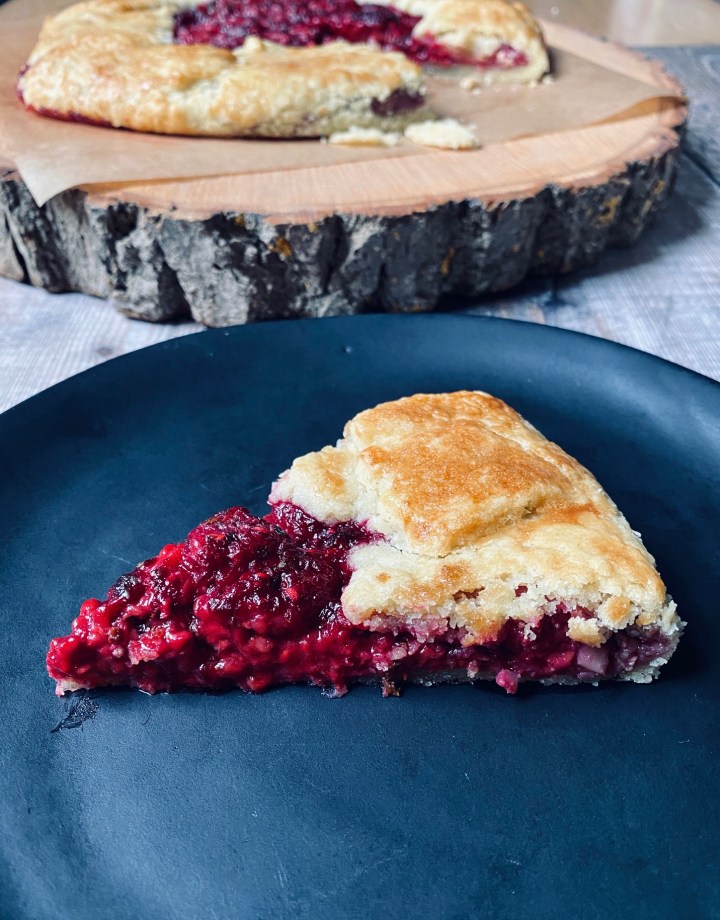 Raspberry and Sweet Cicely&nbsp;Galette