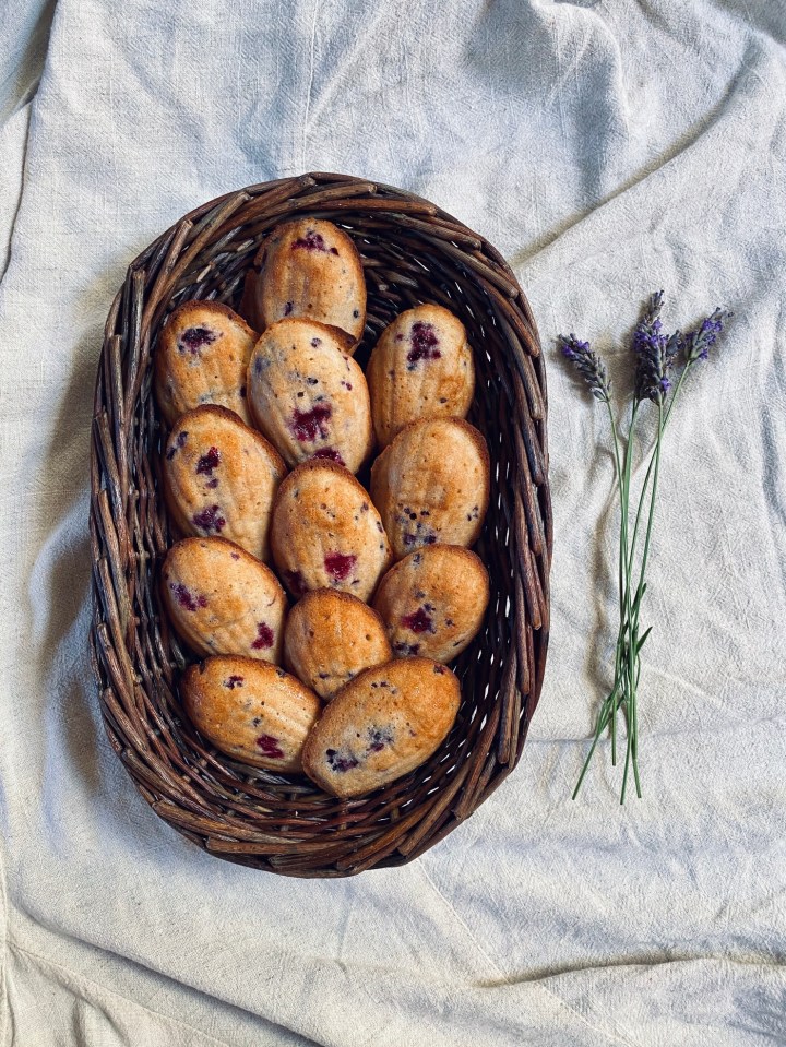 Blackberry & Lavender&nbsp;Madeleines