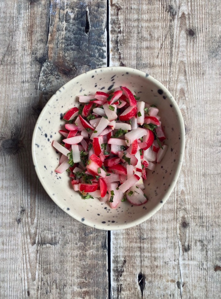 Radish and Borage Leaf&nbsp;Salsa